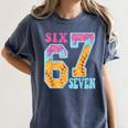 Six Seven Drip Baseball Player Number 67 Or 67th Birthday Women's Comfort Colors T-Shirt Moss Six Seven Drip Baseball Player Number 67 Or 67th Birthday Women's Comfort Colors T-Shirt Moss
