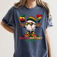 Six Seven History Month Baseball Drip Sports Women's Comfort Colors T-Shirt Moss