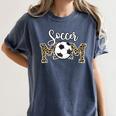 Soccer Mom Dance Mom Baseball Mom Mother Day Women's Comfort Colors T-Shirt Moss