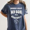 My Son Has Baseball Baseball Mom Mother's Day Sports Retro Women's Comfort Colors T-Shirt Moss My Son Has Baseball Baseball Mom Mother's Day Sports Retro Women's Comfort Colors T-Shirt Moss