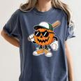 Spooky Jack O Lantern Baseball Halloween Costumes Boys Women's Comfort Colors T-Shirt Moss Spooky Jack O Lantern Baseball Halloween Costumes Boys Women's Comfort Colors T-Shirt Moss