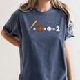 Sports Math Equation Baseball Bat Ball Glove Graphic Teacher Women's Comfort Colors T-Shirt Moss Sports Math Equation Baseball Bat Ball Glove Graphic Teacher Women's Comfort Colors T-Shirt Moss
