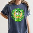 St Patrick Day Baseball Drip Ice Cream Baseball Home Plate Women's Comfort Colors T-Shirt Moss St Patrick Day Baseball Drip Ice Cream Baseball Home Plate Women's Comfort Colors T-Shirt Moss