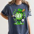 St Patricks Day Shamrock Baseball Drip Icecream Irish Boys Women's Comfort Colors T-Shirt Moss St Patricks Day Shamrock Baseball Drip Icecream Irish Boys Women's Comfort Colors T-Shirt Moss