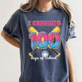 I Survived 100 Days Of School Baseball Cream Drip Boys Women's Comfort Colors T-Shirt Moss I Survived 100 Days Of School Baseball Cream Drip Boys Women's Comfort Colors T-Shirt Moss