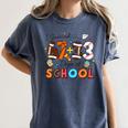 I Survived 67 33 Days Of School Baseball Basketball Football Women's Comfort Colors T-Shirt Moss I Survived 67 33 Days Of School Baseball Basketball Football Women's Comfort Colors T-Shirt Moss