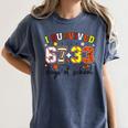 I Survived 6733 Days Baseball Football Softball 100 Days Women's Comfort Colors T-Shirt Moss I Survived 6733 Days Baseball Football Softball 100 Days Women's Comfort Colors T-Shirt Moss