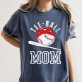 T-Ball Baseball Mom Teeball Mom Mother's Day 2024 Premium Women's Comfort Colors T-Shirt Moss