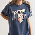 T-Ball Mimi Baseball Mom Game Day Women's Comfort Colors T-Shirt Moss