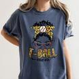 T Ball Mom Messy Bun Leopard Baseball Mom Leopard Women's Comfort Colors T-Shirt Moss T Ball Mom Messy Bun Leopard Baseball Mom Leopard Women's Comfort Colors T-Shirt Moss