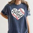 That's My Son Out There Baseball Mom Heart Mom Life Women's Comfort Colors T-Shirt Moss That's My Son Out There Baseball Mom Heart Mom Life Women's Comfort Colors T-Shirt Moss