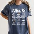 Things I Do In My Spare Time Baseball Lover Women's Comfort Colors T-Shirt Moss Things I Do In My Spare Time Baseball Lover Women's Comfort Colors T-Shirt Moss
