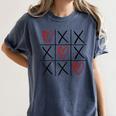Tic Tac Toe Love Hearts Romantic Valentine Raglan Baseball Tee Women's Comfort Colors T-Shirt Moss Tic Tac Toe Love Hearts Romantic Valentine Raglan Baseball Tee Women's Comfort Colors T-Shirt Moss