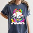 Tie Dye Baseball Mom Baseball Mama Sport Mother's Day Women's Comfort Colors T-Shirt Moss Tie Dye Baseball Mom Baseball Mama Sport Mother's Day Women's Comfort Colors T-Shirt Moss