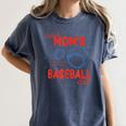Tired Baseball Mom Club Baseball Mama Mother's Day Women's Comfort Colors T-Shirt Moss