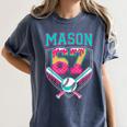Trendy Mason 67 Mem Ice Cream Drip Baseball Birthday Costume Women's Comfort Colors T-Shirt Moss Trendy Mason 67 Mem Ice Cream Drip Baseball Birthday Costume Women's Comfort Colors T-Shirt Moss