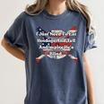 Umpire And Hotdogs 4th July Baseball Moms Women's Comfort Colors T-Shirt Moss