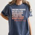 Uniform Washer Water Filler Cheerleader Baseball Mom Women's Comfort Colors T-Shirt Moss Uniform Washer Water Filler Cheerleader Baseball Mom Women's Comfort Colors T-Shirt Moss