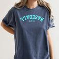Upside Down Baseball Life Game Day Boys Girls Youth Women's Comfort Colors T-Shirt Moss