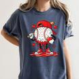 Valentine Baseball Drip Ice Cream Youth Boys Couples Women's Comfort Colors T-Shirt Moss Valentine Baseball Drip Ice Cream Youth Boys Couples Women's Comfort Colors T-Shirt Moss