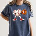 Valentine Baseball Heart Sport Love Valentines Day Boys Kids Women's Comfort Colors T-Shirt Moss Valentine Baseball Heart Sport Love Valentines Day Boys Kids Women's Comfort Colors T-Shirt Moss