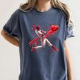 Valentine Baseball Player Drip Women's Comfort Colors T-Shirt Moss