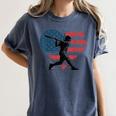 Valentines Baseball Batter Silhouette Heart Men Boys Kid Women's Comfort Colors T-Shirt Moss