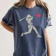 Valentines Day Baseball Batter Silhouette Heart Men Boy Kids Women's Comfort Colors T-Shirt Moss Valentines Day Baseball Batter Silhouette Heart Men Boy Kids Women's Comfort Colors T-Shirt Moss