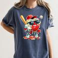 Valentines Day Heart Baseball Drip Ice Cream Boys Kids Men Women's Comfort Colors T-Shirt Moss