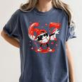 Valentines Day Six Seven Baseball 6 7 Meme Dab Heart Boys Women's Comfort Colors T-Shirt Moss Valentines Day Six Seven Baseball 6 7 Meme Dab Heart Boys Women's Comfort Colors T-Shirt Moss