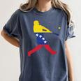 Venezuela Baseball Women's Comfort Colors T-Shirt Moss Venezuela Baseball Women's Comfort Colors T-Shirt Moss