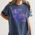I Will Be Waiting For You At Home Baseball Softball Catcher Women's Comfort Colors T-Shirt Moss I Will Be Waiting For You At Home Baseball Softball Catcher Women's Comfort Colors T-Shirt Moss