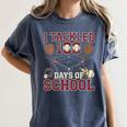Women's 100 Days Of School Boys Kids Baseball Women's Comfort Colors T-Shirt Moss Women's 100 Days Of School Boys Kids Baseball Women's Comfort Colors T-Shirt Moss