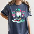 Women's 67 Meme Six Seven 6 7 Meme Baseball Ice Cream Drip Women's Comfort Colors T-Shirt Moss Women's 67 Meme Six Seven 6 7 Meme Baseball Ice Cream Drip Women's Comfort Colors T-Shirt Moss