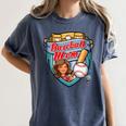 Womens Baseball Mom Mama Mother's In My Baseball Mom Era Women's Comfort Colors T-Shirt Moss Womens Baseball Mom Mama Mother's In My Baseball Mom Era Women's Comfort Colors T-Shirt Moss