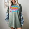 100 Days Of School Baseball Drip Ice Cream Costume Teachers Women's Comfort Colors T-Shirt Berry