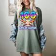 100 Days Of School Baseball Ice Cream Drip Kids Boys Teacher Women's Comfort Colors T-Shirt Berry