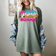 100 Days Of School Baseball Ice Cream Drip For Teacher Kid Women's Comfort Colors T-Shirt Berry