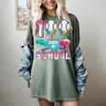 100 Days Of School Boys Kids 100th Day Of School Baseball Women's Comfort Colors T-Shirt Berry
