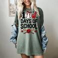 100 Days Of School Coquette Bow Baseball 100th Day Girl Kid Women's Comfort Colors T-Shirt Berry 100 Days Of School Coquette Bow Baseball 100th Day Girl Kid Women's Comfort Colors T-Shirt Berry