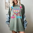 100 Days Of School Ice Cream Drip Baseball 100 Days Smarter Women's Comfort Colors T-Shirt Berry