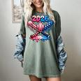 2026 American Flag Baseball Ice Cream Drip Bats Boys Women's Comfort Colors T-Shirt Berry 2026 American Flag Baseball Ice Cream Drip Bats Boys Women's Comfort Colors T-Shirt Berry