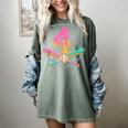 4th Birthday Baseball Bat Ice-Cream Drip 4yrs Old Boys Girls Women's Comfort Colors T-Shirt Berry