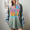 6 7 Mason Baseball Drip Number 67 Player Or 67th Birthday Women's Comfort Colors T-Shirt Berry 6 7 Mason Baseball Drip Number 67 Player Or 67th Birthday Women's Comfort Colors T-Shirt Berry