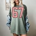 6 7 Number 67 Baseball Meme Tee For Women Women's Comfort Colors T-Shirt Berry 6 7 Number 67 Baseball Meme Tee For Women Women's Comfort Colors T-Shirt Berry