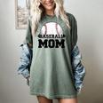 American Flag Patriotic Game Day Baseball Mom Women's Comfort Colors T-Shirt Berry