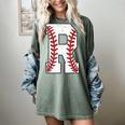 Baseball Alphabet Monogram Initial Letter R Women's Comfort Colors T-Shirt Berry Baseball Alphabet Monogram Initial Letter R Women's Comfort Colors T-Shirt Berry