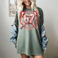 Baseball Candy Cane Drip 6 7 Six Seven Meme Christmas Boys Women's Comfort Colors T-Shirt Berry Baseball Candy Cane Drip 6 7 Six Seven Meme Christmas Boys Women's Comfort Colors T-Shirt Berry