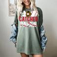 Baseball Catcher Papaw Proud Papaw Of A Baseball Catcher Women's Comfort Colors T-Shirt Berry Baseball Catcher Papaw Proud Papaw Of A Baseball Catcher Women's Comfort Colors T-Shirt Berry