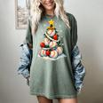 Baseball Christmas Tree Lights Santa Sport Player Lover Xmas Women's Comfort Colors T-Shirt Berry